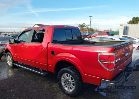 2012 Ford F-150 Lariat from USA, damaged, VIN 1FTFW1ET5CFB62399